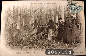 0005 CPA DE COMPIEGNE Chasse à Courre  Depart  60  Ecrite - Imagen 1 de 2