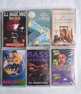 DJ Magic Mike -  6  (brand new cassettes) Bass Rap Hip Hop Dance Club Red  - Picture 1 of 9