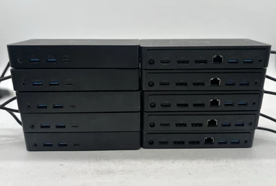 Lot of 10 Dell D6000 USB 3.0 Docking Station-No Power Supply - Image 1 of 4