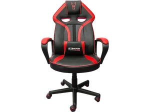 Silla gaming - Woxter Stinger Station Alien, Respaldo con ajuste automático, Roj - Imagen 1 de 7