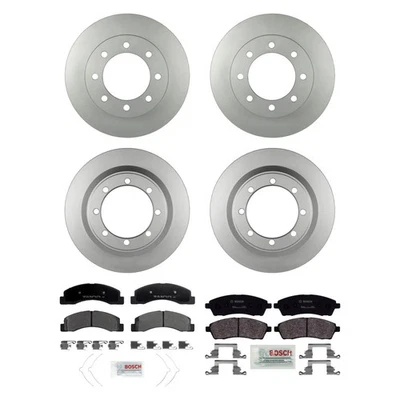 For Ford F-350 Super Duty 01-04 Brake Kit QuietCast Premium Front & Rear Brake Foto 1 de 4