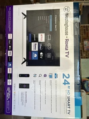 Westinghouse Roku 24" HD Smart TV With Remote & Power Cord - Image 1 of 3