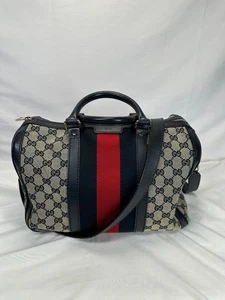 Gucci Boston Bag GG Supreme Canvas SPB-MS 354109 - Picture 1 of 19