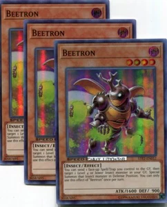 3 X YU-GI-OH BEETRON PROMO SUPER RARE NM/MINT STP2-EN012 - Picture 1 of 1