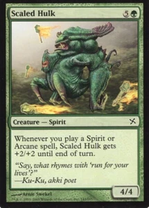 4X SCALED HULK GREEN BETRAYERS OF KAMIGAWA MTG MAGIC NM X4 (yourdeckbuilder) - Picture 1 of 1