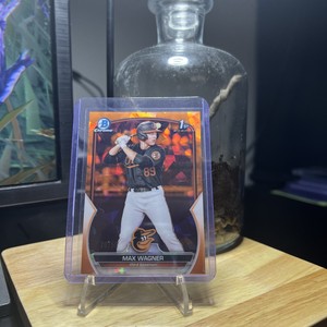 Baltimore Orioles #14 Prospect Max Wagner 2023 Bowman Chrome Sapphire Ref #20/50