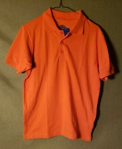 Sz XL DICKIES KS4552 Kids' Short Sleeve Orange Pique Polo Shirt NWT - Picture 1 of 3