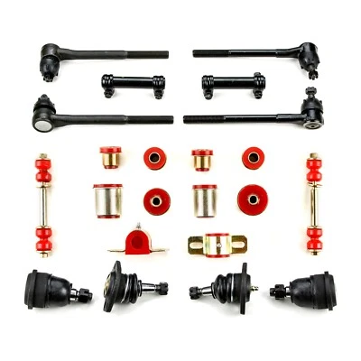 Red Poly Front End Suspension Rebuild Kit Fits 1964 1965 Buick Skylark Special - Image 1 of 4