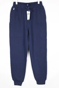 Polo Ralph Lauren Girls Fleece Jogger Pants XL 16 Nay Blue Pink Pony - Picture 1 of 5