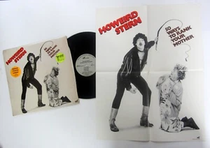 HOWARD STERN 50 Ways to Rank Your Mother LP 1982 VG++ vinyl w/POSTER a9921 - Imagen 1 de 3