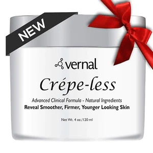 Crepe-less crepey skin firming cream to repair crepey arms, neck & hands. Org... - Picture 1 of 9