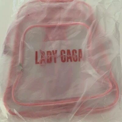 Lady Gaga See Through Back Pack New In Plastic - Image 1 of 4