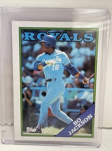 RARE Bo Jackson Royals 1988 Topps #750 Error Card. Misaligned and misprinted - Picture 1 of 4