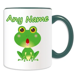 Personalised Gift Frog / Toad Mug Money Box Cup Animal Insect Design Theme Cute - Picture 1 of 21
