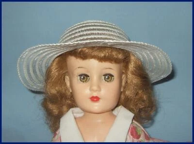 SOMBRERO DE CIRCUNFERENCIA BLANCO 13" PARA MUÑECAS NOVIAS MISS REVLON comestibles VT-22 VT-25 26" Foto 1 de 3