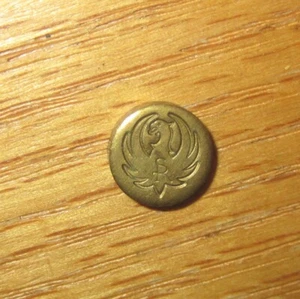 Ruger M77 Grip Cap Medallion Brass - Picture 1 of 1