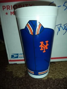 New York Mets Jacket ICEE Plastic Cup - Picture 1 of 2