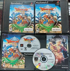 PS2 Playstation 2 DRAGON QUEST VIII w/Final Fantasy XII Demo COMPLETE 2 Disc CIB - Picture 1 of 1