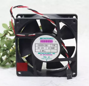 1PC MECHATRONICS E9225X12B1 FSR DC12V 0.550A 9225 Three-wire Cooling Fan - Picture 1 of 3