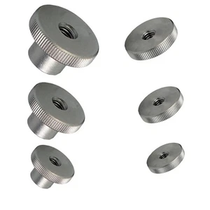 Tuercas arrugadas pulgar alto/tipo delgado perillas de agarre de mano M3 M4 M5 M6 acero inoxidable - Imagen 1 de 11