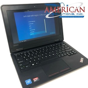 Lenovo 11e 4th Gen - Intel CPU - 8GB RAM - 256GB M.2 SSD -Webcam- Windows 10 Pro