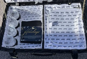 CESTA DE PICNIC DE MIMBRE PARA LAKERS REGALO DE NAVIDAD 2024 CON UTENSILIOS - Imagen 1 de 6