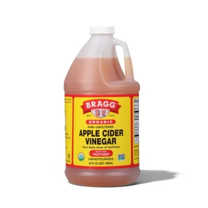 Organic Apple Cider Vinegar with the Mother - 64 Fl Oz - Raw and Unfiltered - Picture 1 of 12