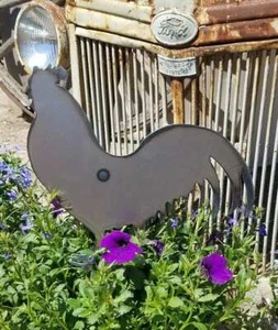 Rooster Metal Garden Stake /Chickens/Chicken House/Farm - Picture 1 of 3