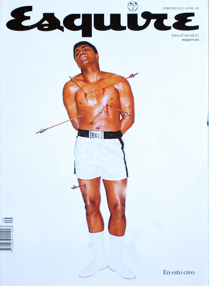 Muhammad Ali Cassius Clay Esquire Magazine Spain February 2012 - Image 1 of 1