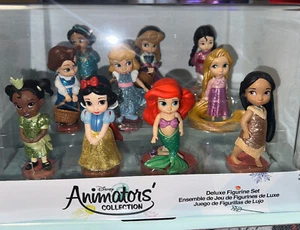 Disney Store Animators Collection SET GIOCO FIGURE DELUXE 10 PZ NUOVO - Foto 1 di 3