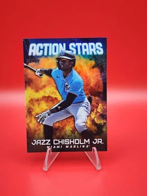2023 Topps Update Action Stars Insert #AS-30 Jazz Chisholm Jr. - Image 1 of 3