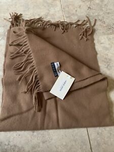 Authentic GIORGIO ARMANI 100% Wool Scarf Italy New FREE Shipping