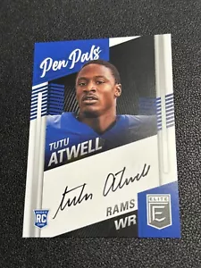 2021 Panini Donruss Elite Pen Pals Tutu Atwell #PP-CTA Rookie Auto RC - Foto 1 di 2