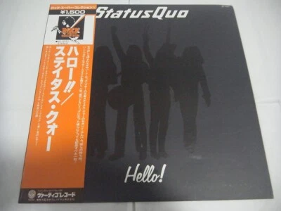 STATUS QUO-Hello! JAPAN Press w/OBI BT-5201 AC/DC Thin Lizzy UFO Judas Priest - Image 1 of 4
