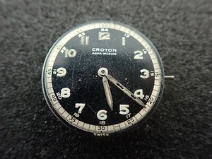 VINTAGE 26MM CROTON WATCH CO. WRIST WATCH MOVEMENT CAL. K50 757 - RUNNING - Picture 1 of 2