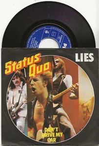 STATUS QUO LIES ORIGINAL 1980 SINGLE FROM YUGOSLAVIA - Picture 1 of 2
