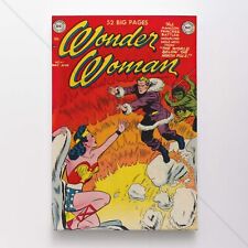 Wonder Woman Poster Canvas Justice League DC Comic Book Cover Art Print #33743