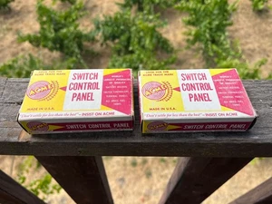 Zwei ACME Switch Control Panels 404 NOS - Bild 1 von 3