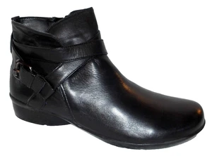 NEU NATURALIZER CASSANDRA SCHWARZE LEDER STIEFELETTEN 9 M - Bild 1 von 4