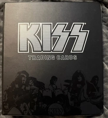 KISS Presspass Ikons Binder W/ 90 Vard Set,12 Sticker Set,18 Tatoo Set, More…. - Image 1 of 4