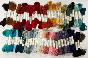 Soie d'Alger Floss-Cross Stitch/Needlepoint Threads Lot Of 50 Skein Colors - Picture 1 of 1