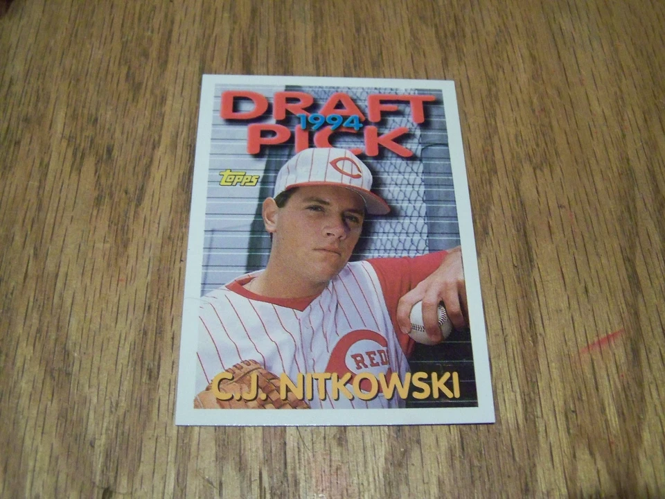 C.J. NITOWSKI 1994 TOPPS TRADED DRAFT PICK  BASEBALL CARD   # 109T - Image 1 of 1