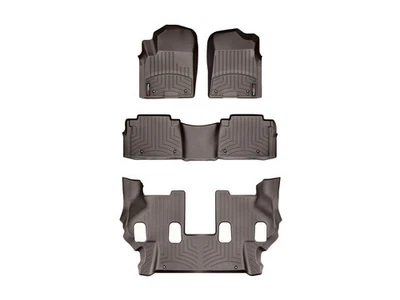 WeatherTech FloorLiner for 2017-2018 Nissan Armada - Full Set, Cocoa - Image 1 of 4