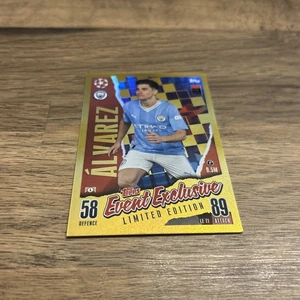 Exclusivo evento Julián Álvarez Match Attax 2023/2024 Topps 23/24 # LET 1 - Imagen 1 de 1