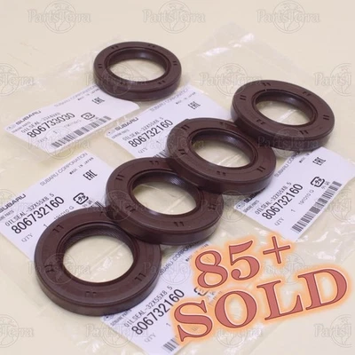 Kit de sello de aceite de árbol de levas y cigüeñal IMPREZA WRX TURBO original OEM Subaru 2002-05 Foto 1 de 4