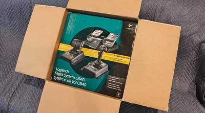 Logitech G940 Flight Simulator Set Joystick HOTAS Rudder Pedals Complete NEW! - Image 1 of 4