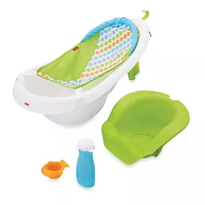 Bañera para bebé Fisher-Price 4 en 1 con cabestrillo y asiento - Imagen 1 de 6