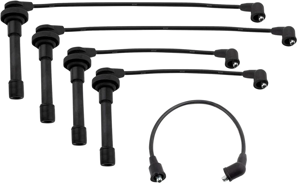 火花塞点火线套装 7 毫米适用于 91-93 日产 Sentra NX 95-98 200SX L4 1.6L — 第 1/2 张图片