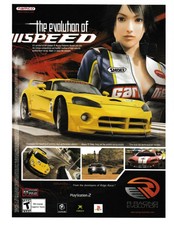 2003 VINTAGE PRINT AD..PLAYSTATION 2 PS2 XBOX R: RACING EVOLUTION NAMCO AD ONLY