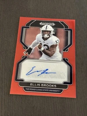 2023 Panini Prizm Draft Picks 2022 Update Red Auto SP /199 #RA-EBR ELLIS BROOKS - Image 1 of 2